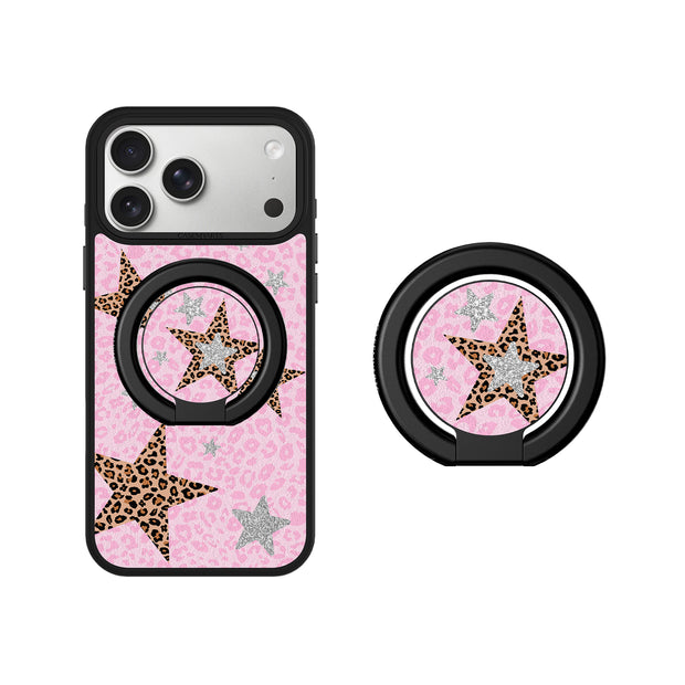 CASEMYARTS Leopard Star MagSafe iPhone Grip