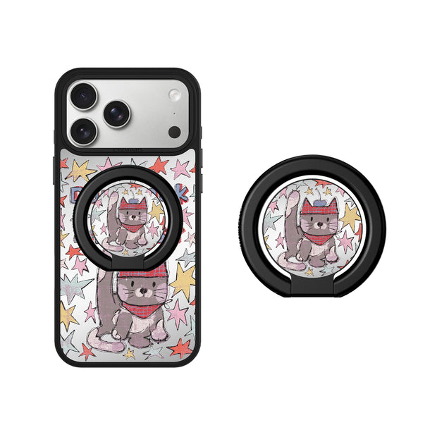 CASEMYARTS Starry Cat MagSafe iPhone Grip
