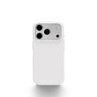 CASEMYARTS Alpine White MagSafe Leather iPhone Case
